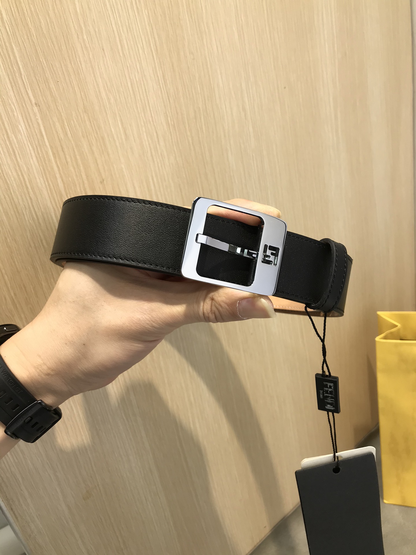 Salvatore Ferragamo Leather Belt Cow Leather 35mm