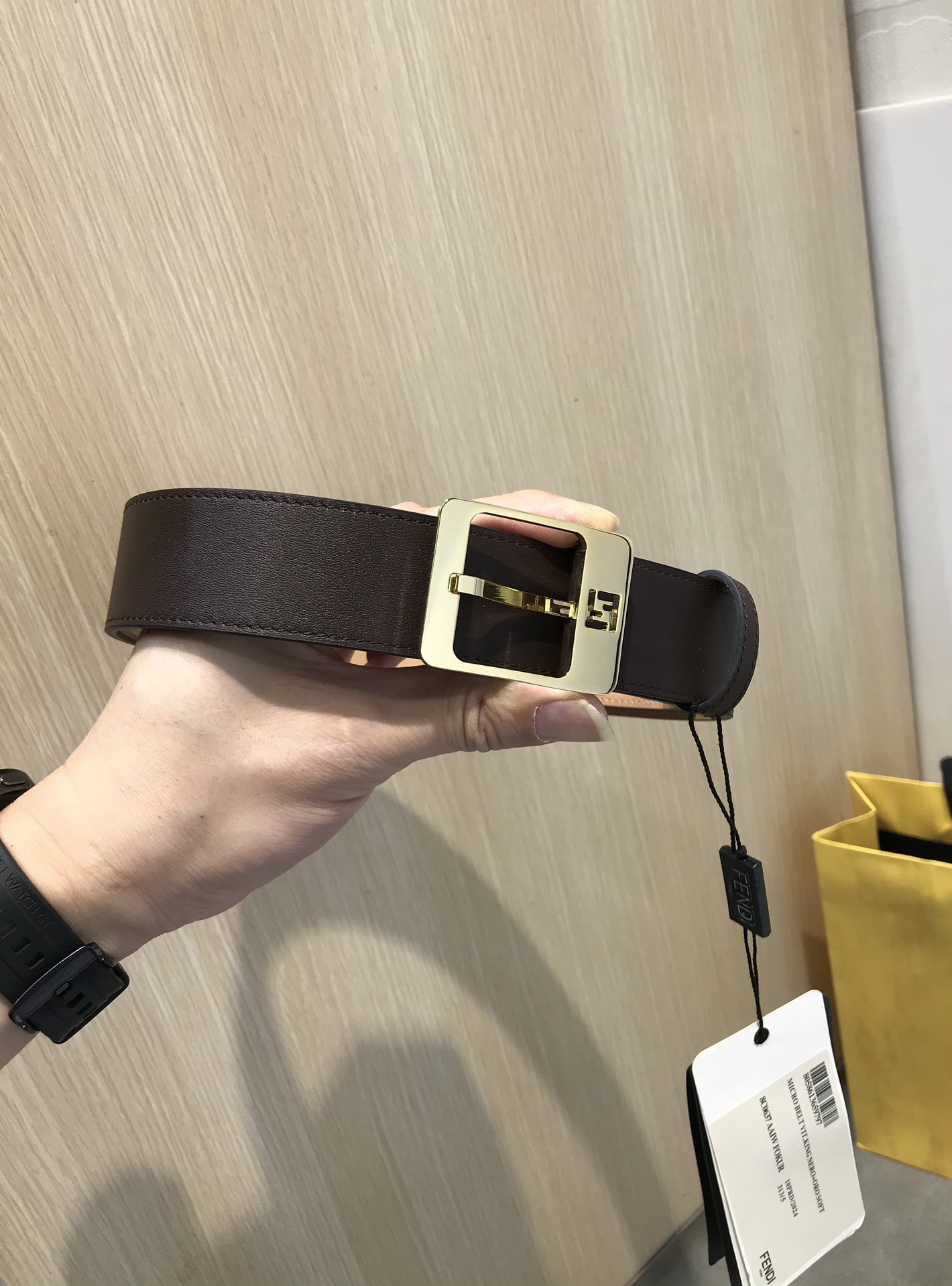 Salvatore Ferragamo Leather Belt Cow Leather 35mm