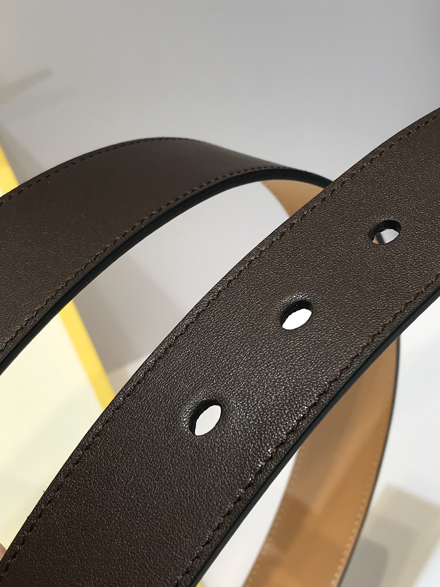 Salvatore Ferragamo Leather Belt Cow Leather 35mm