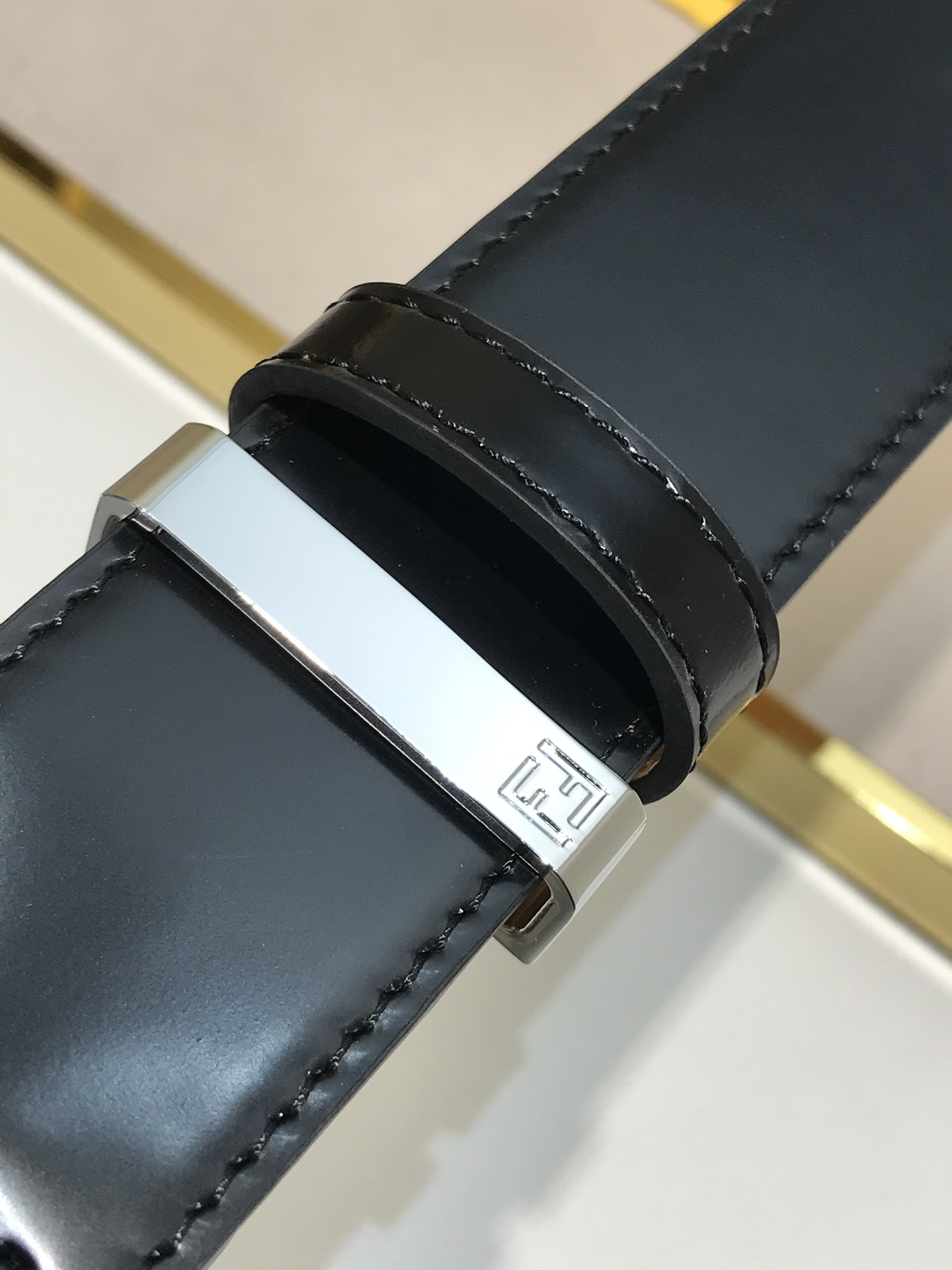 Salvatore Ferragamo Leather Belt Cow Leather 35mm