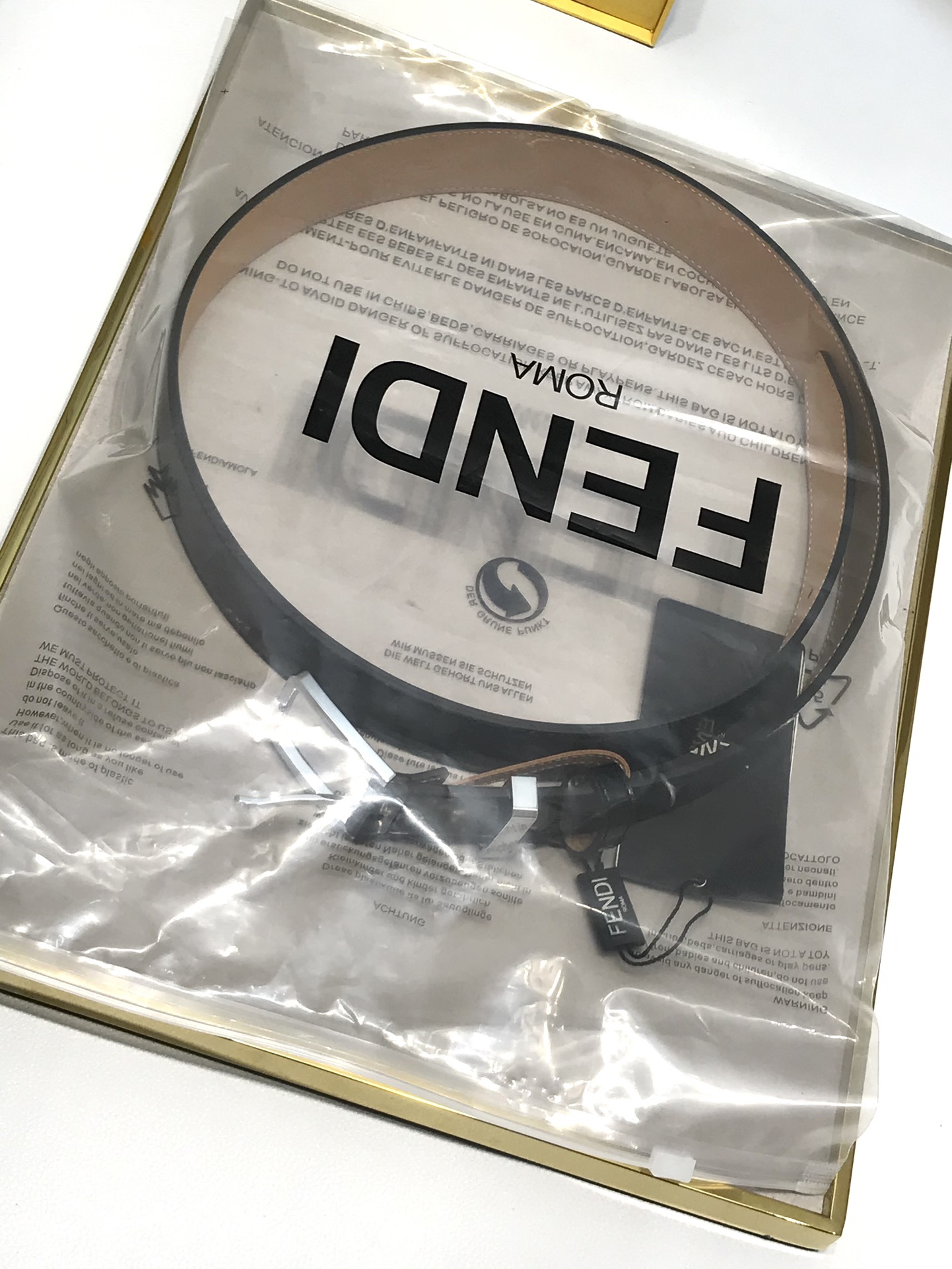 Salvatore Ferragamo Leather Belt Cow Leather 35mm