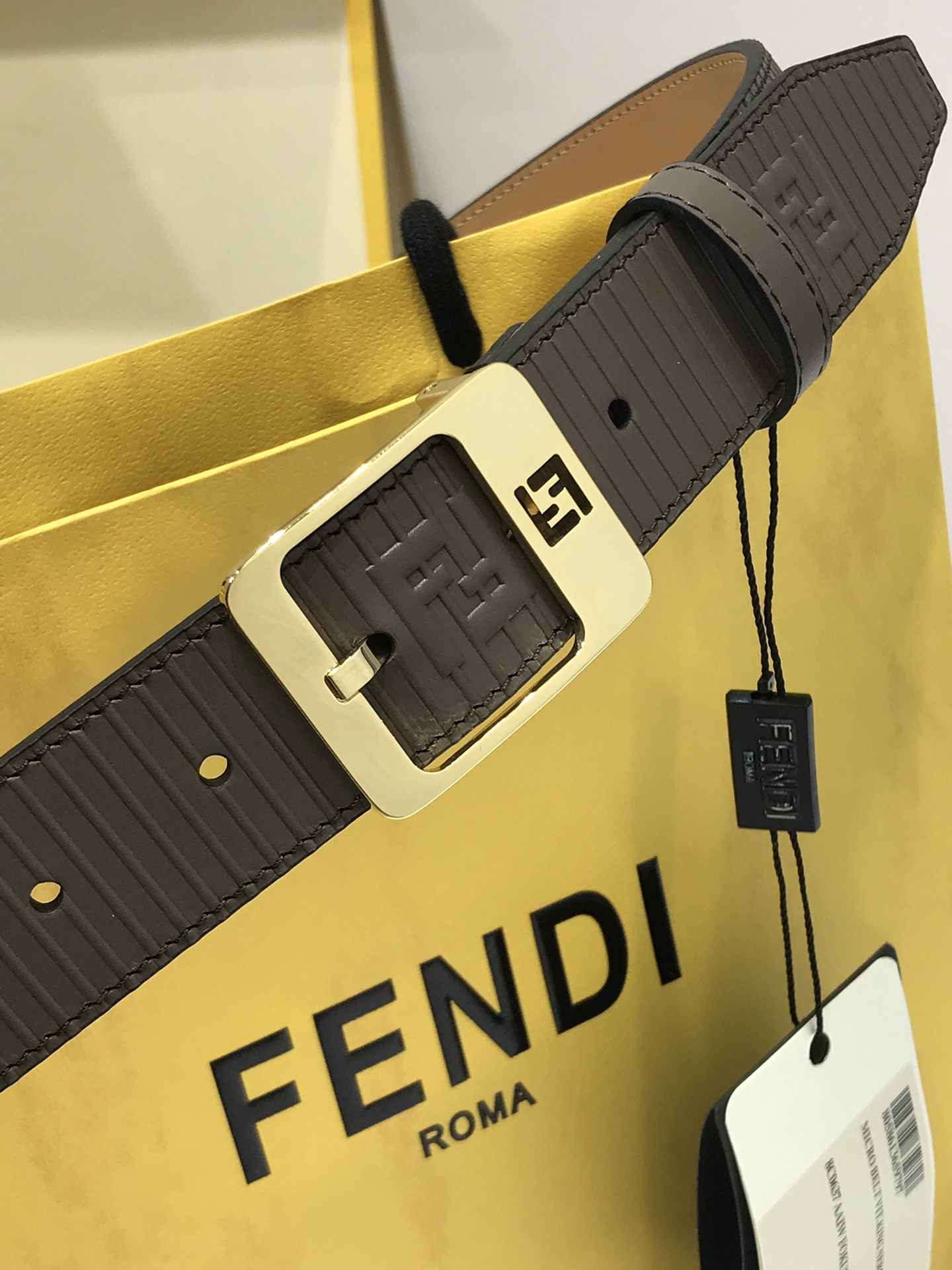 Salvatore Ferragamo Leather Belt Cow Leather 35mm