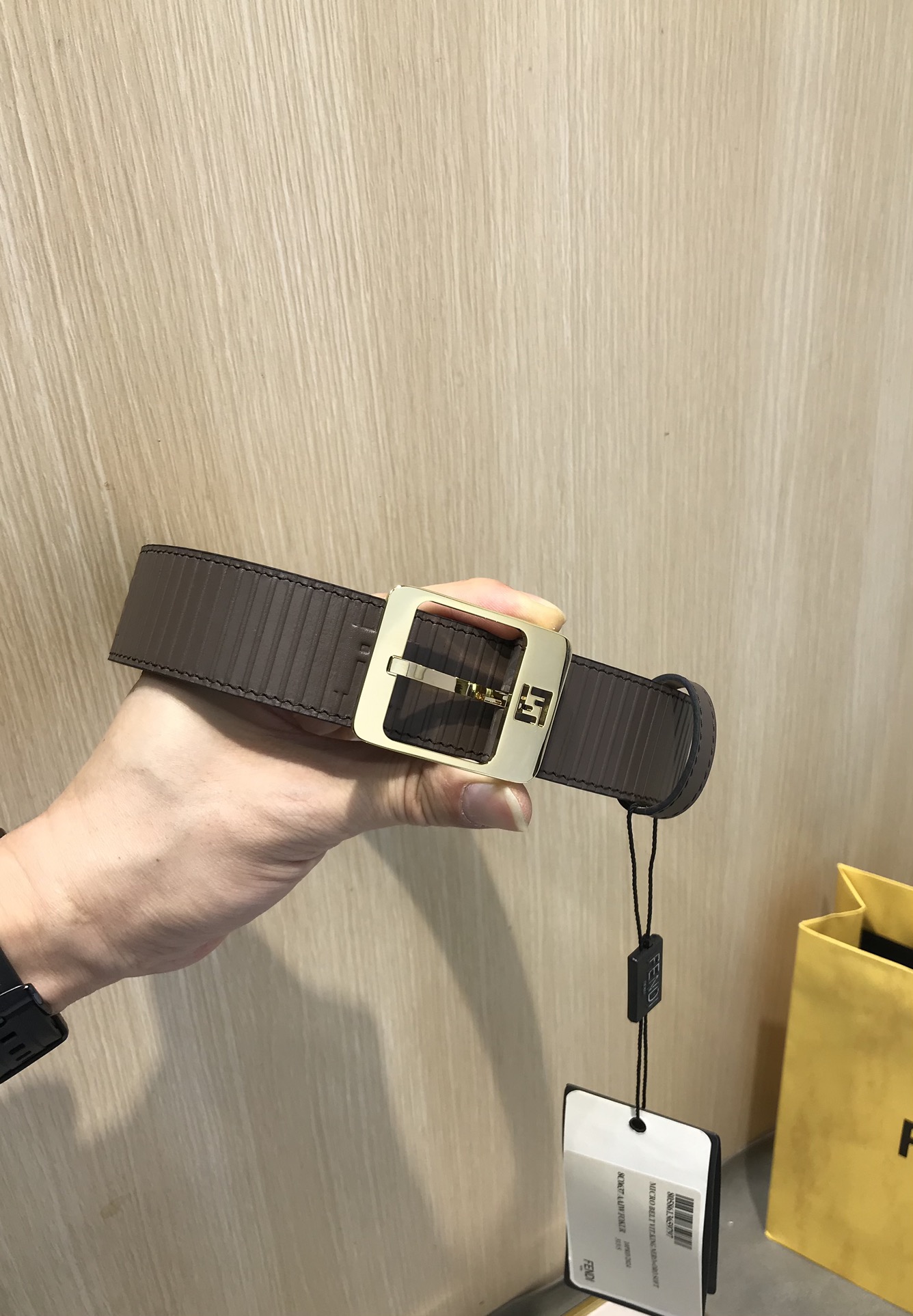 Salvatore Ferragamo Leather Belt Cow Leather 35mm