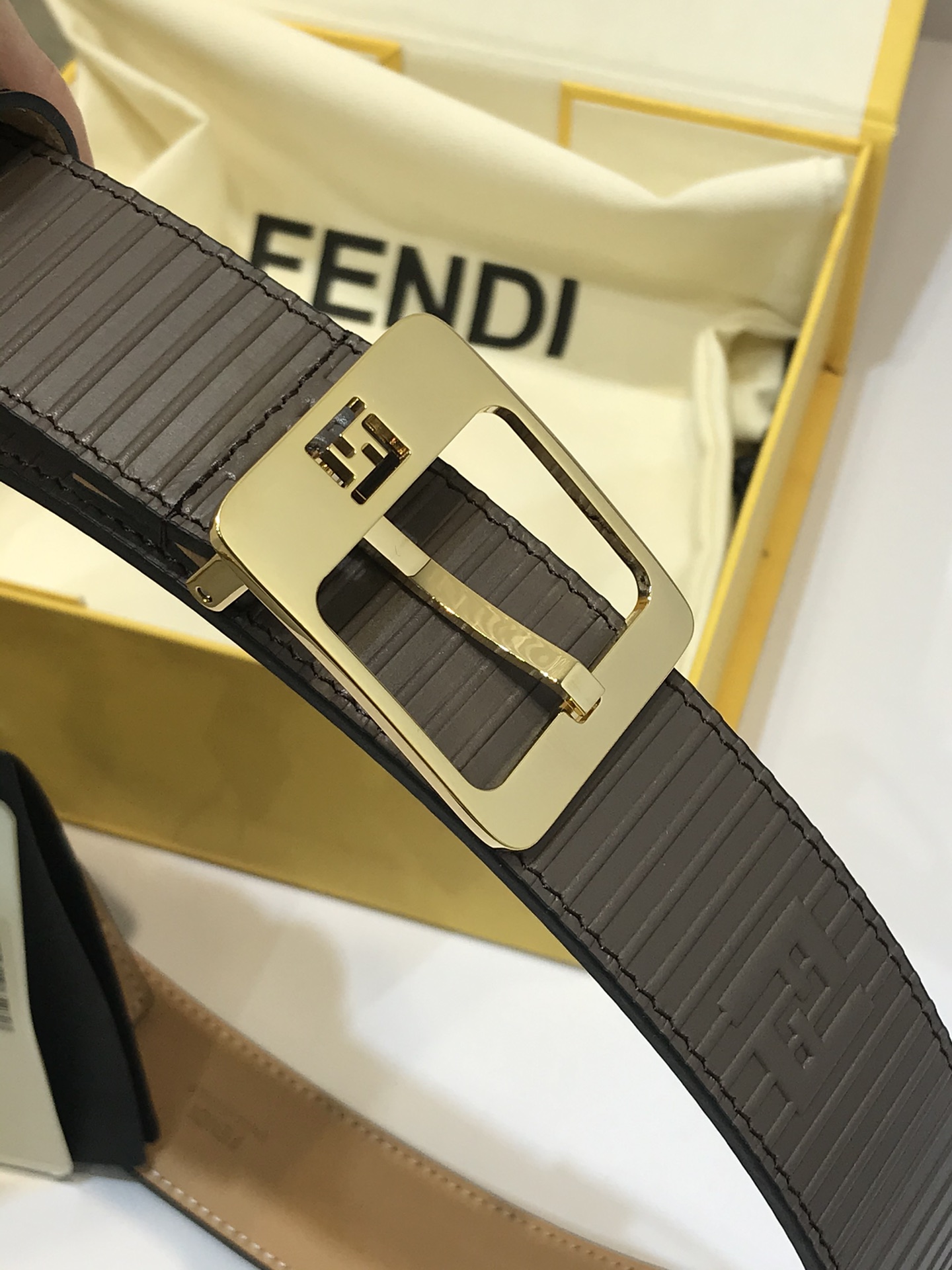 Salvatore Ferragamo Leather Belt Cow Leather 35mm