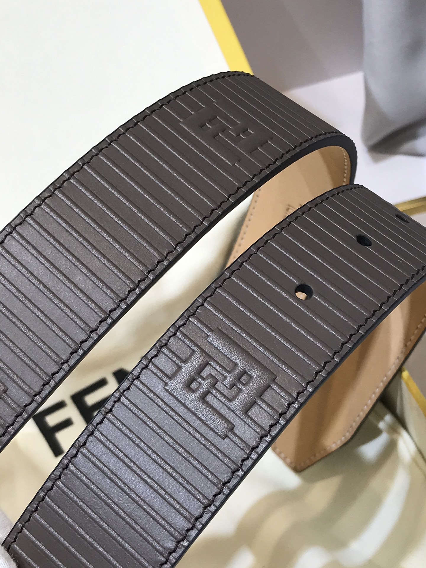 Salvatore Ferragamo Leather Belt Cow Leather 35mm