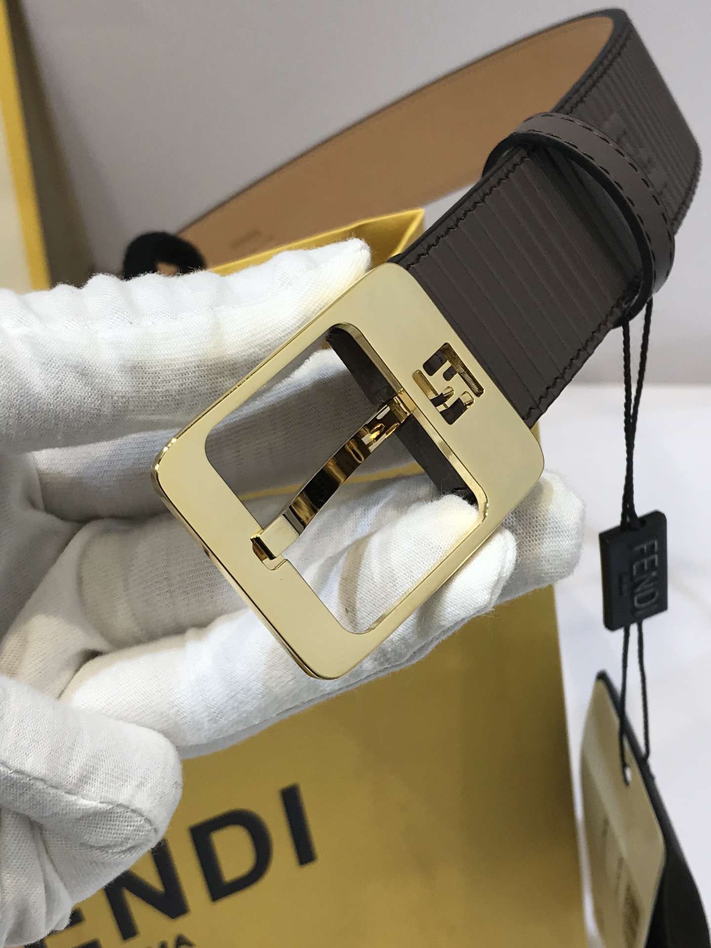 Salvatore Ferragamo Leather Belt Cow Leather 35mm