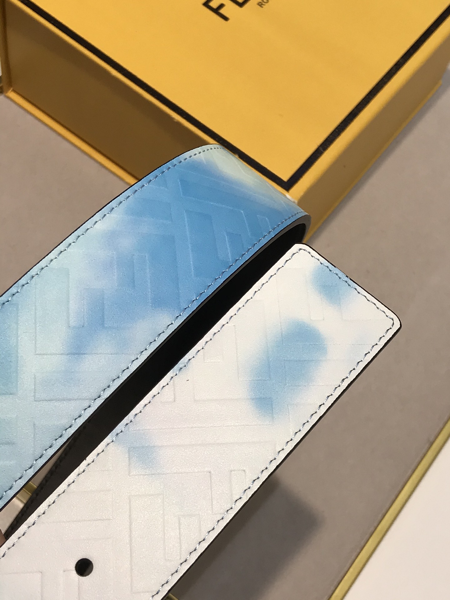 Fendi Leather Belt 8mm