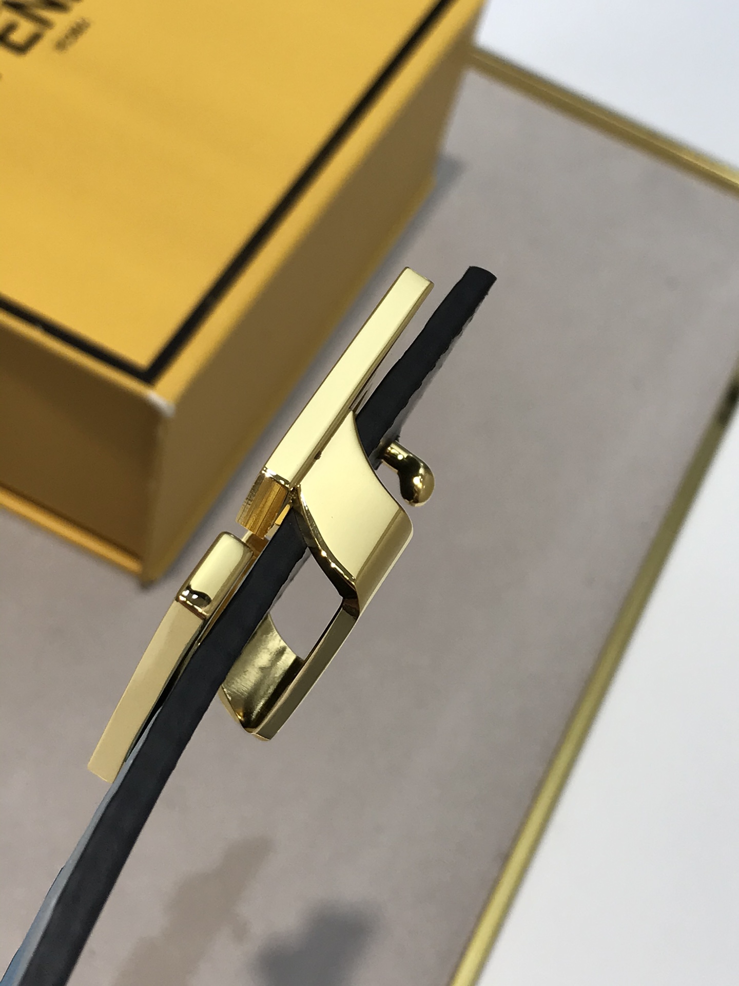 Fendi Leather Belt 8mm