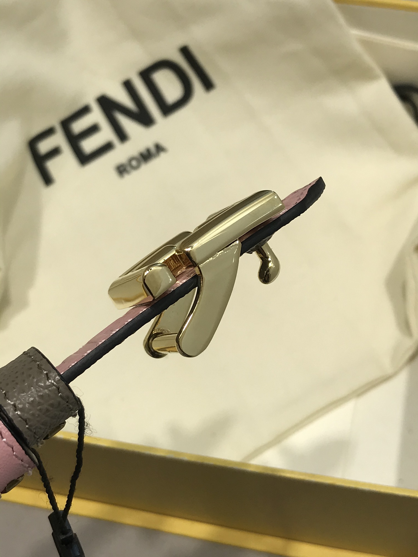 Fendi Female Leather Belt Top Grain Leather M