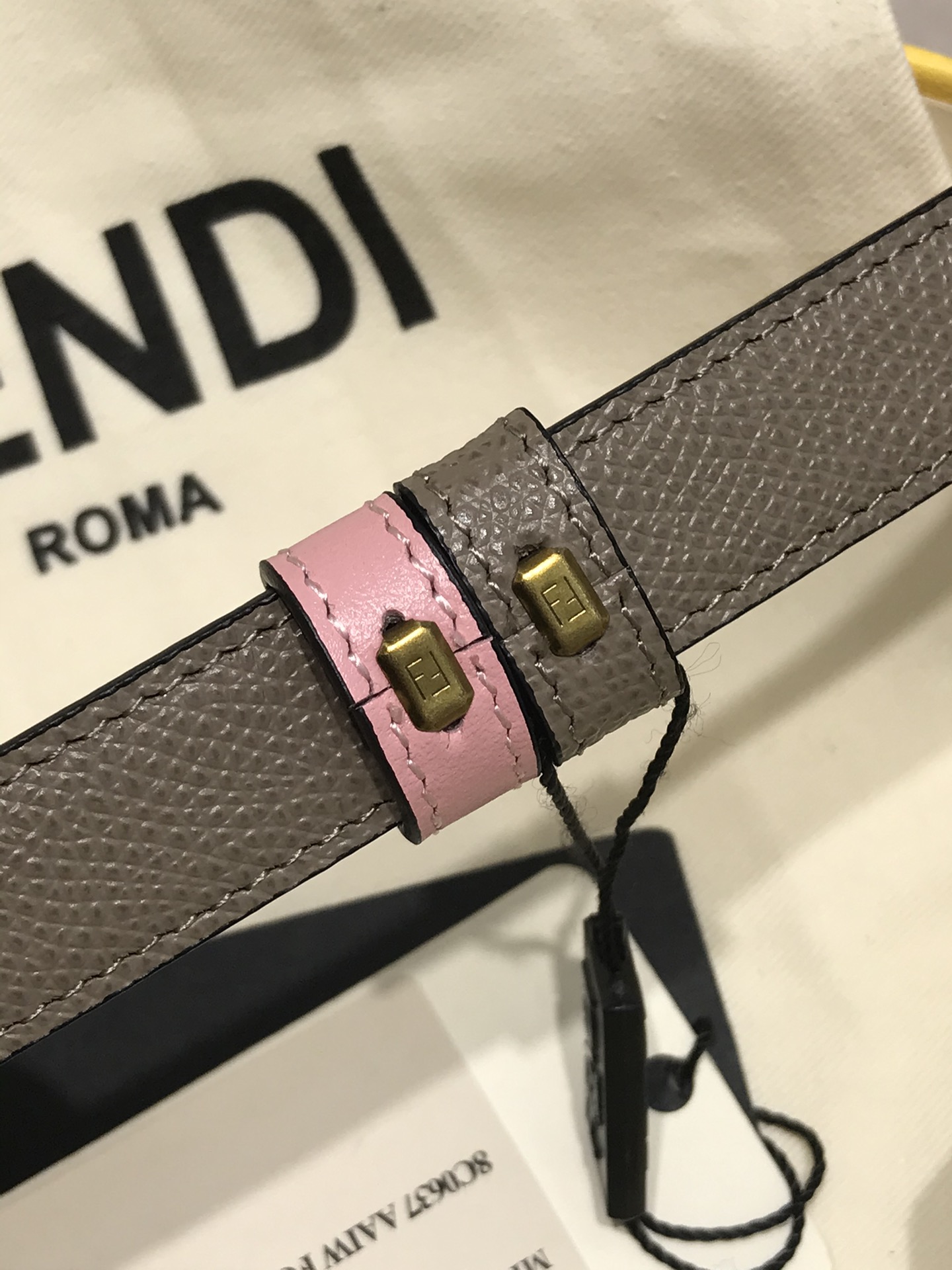 Fendi Female Leather Belt Top Grain Leather M