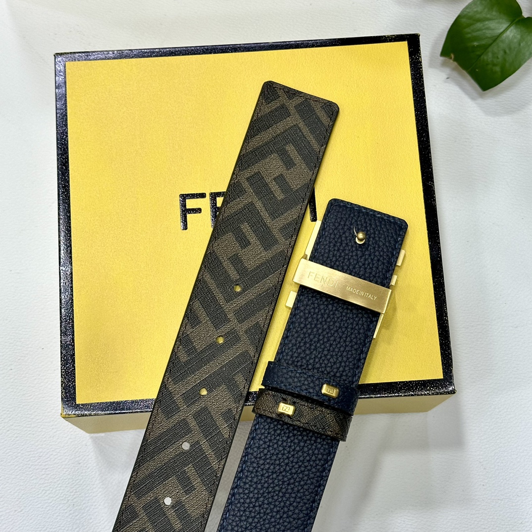 Fendi Basic Belt Black M