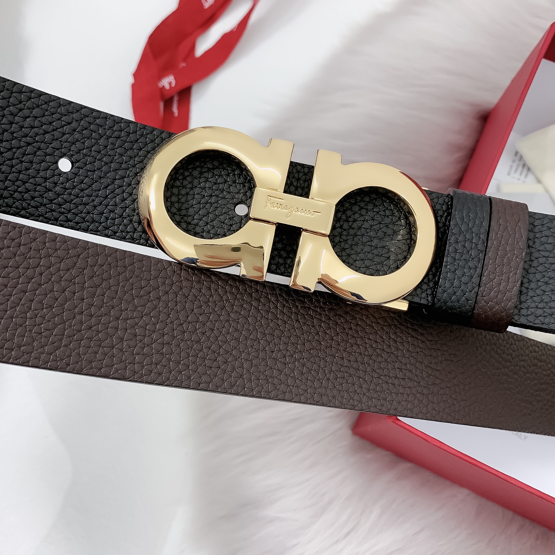 Salvatore Ferragamo Male Leather Belt M