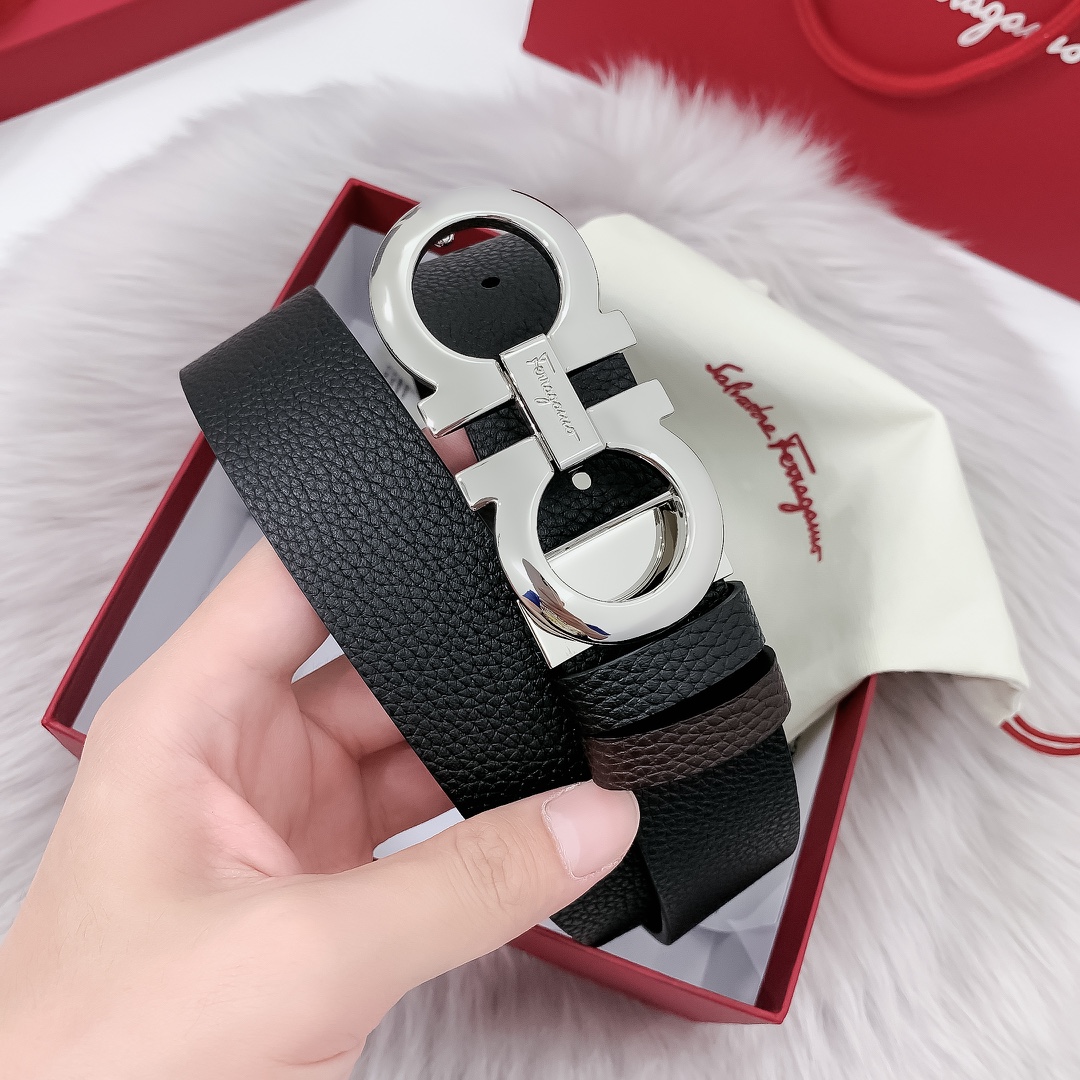 Salvatore Ferragamo Male Leather Belt M