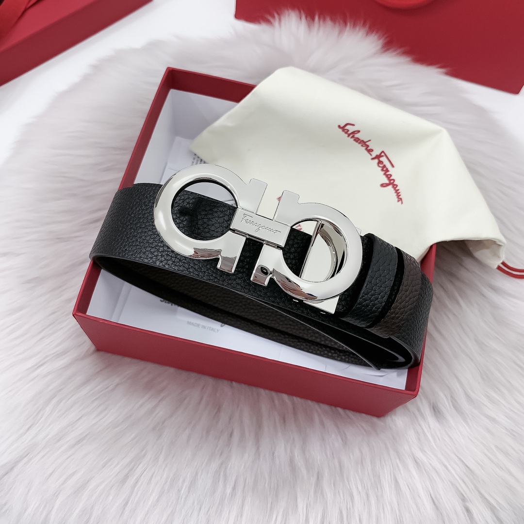 Salvatore Ferragamo Male Leather Belt M