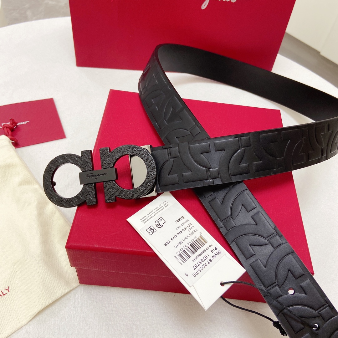 Salvatore Ferragamo Male Leather Belt M