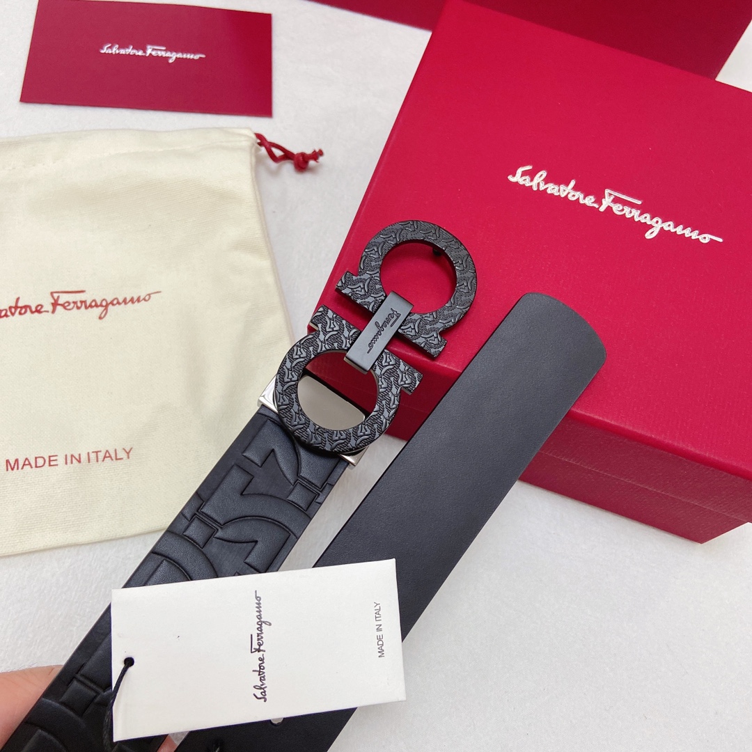 Salvatore Ferragamo Male Leather Belt M