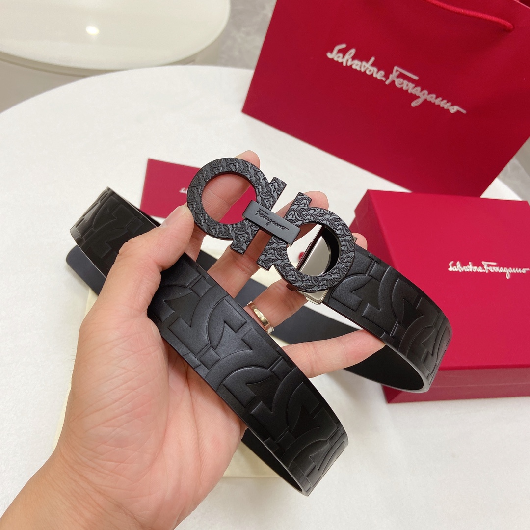 Salvatore Ferragamo Male Leather Belt M