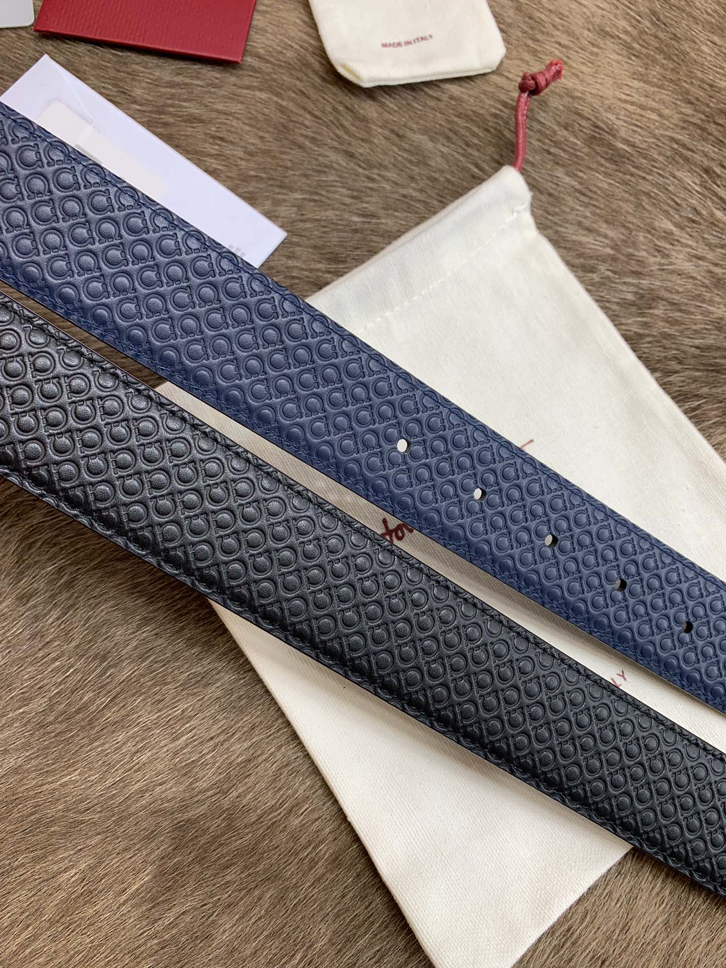 Salvatore Ferragamo Male Leather Belt M