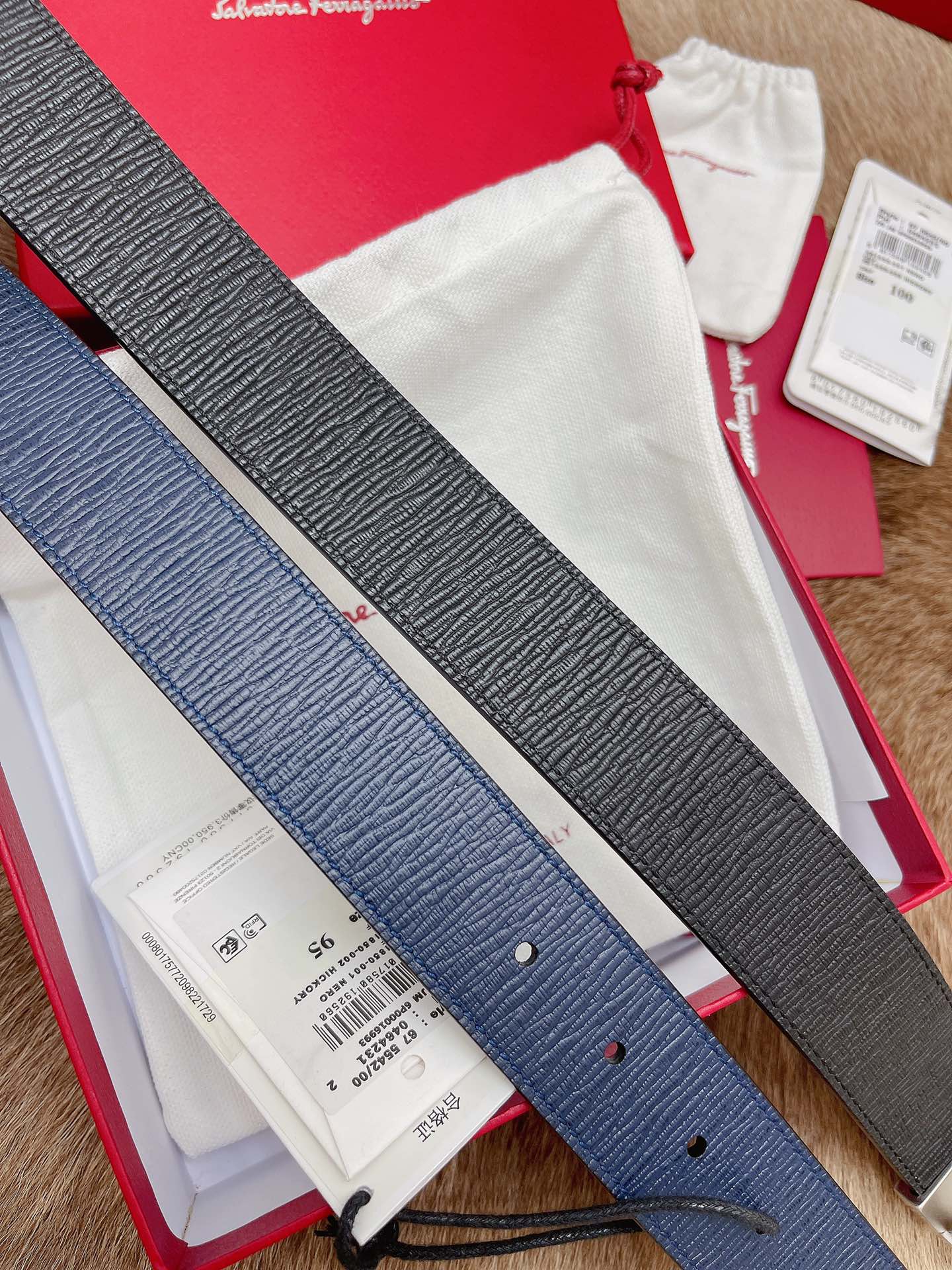 Salvatore Ferragamo Male Leather Belt M