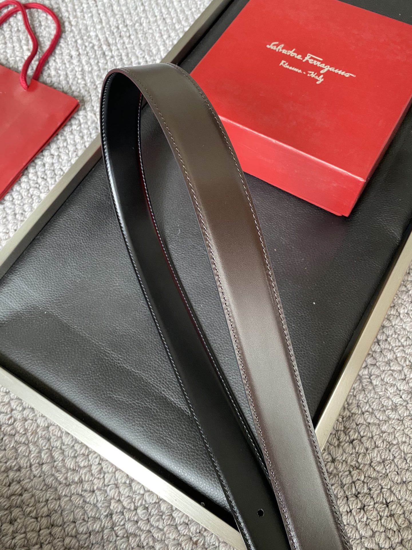 Salvatore Ferragamo Male Basic Belt Cow Leather M