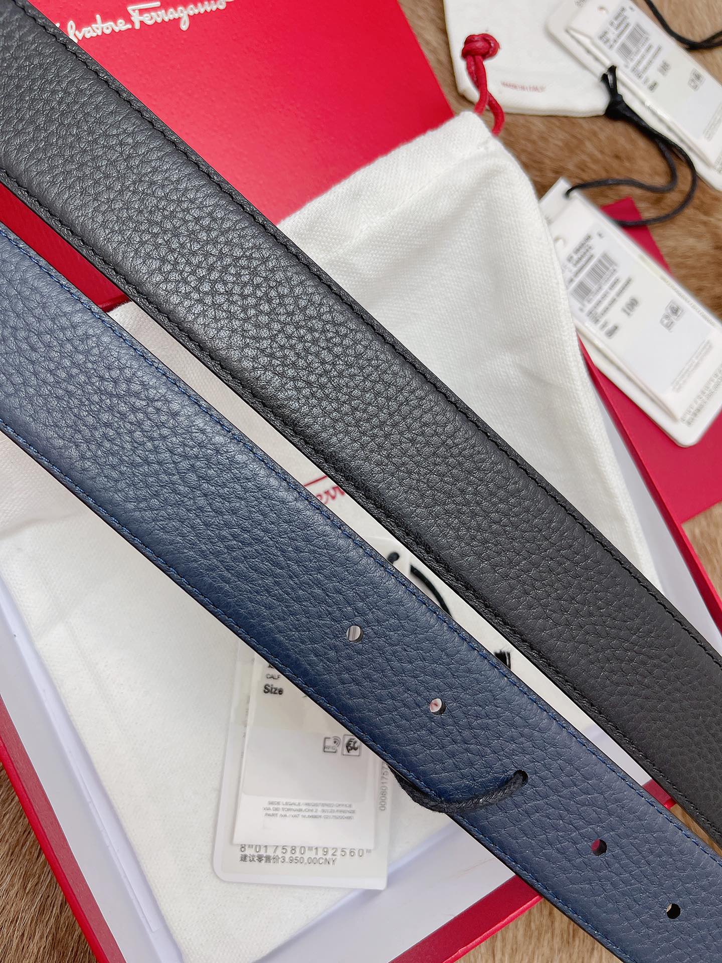 Salvatore Ferragamo Male Basic Belt Top Grain Leather M