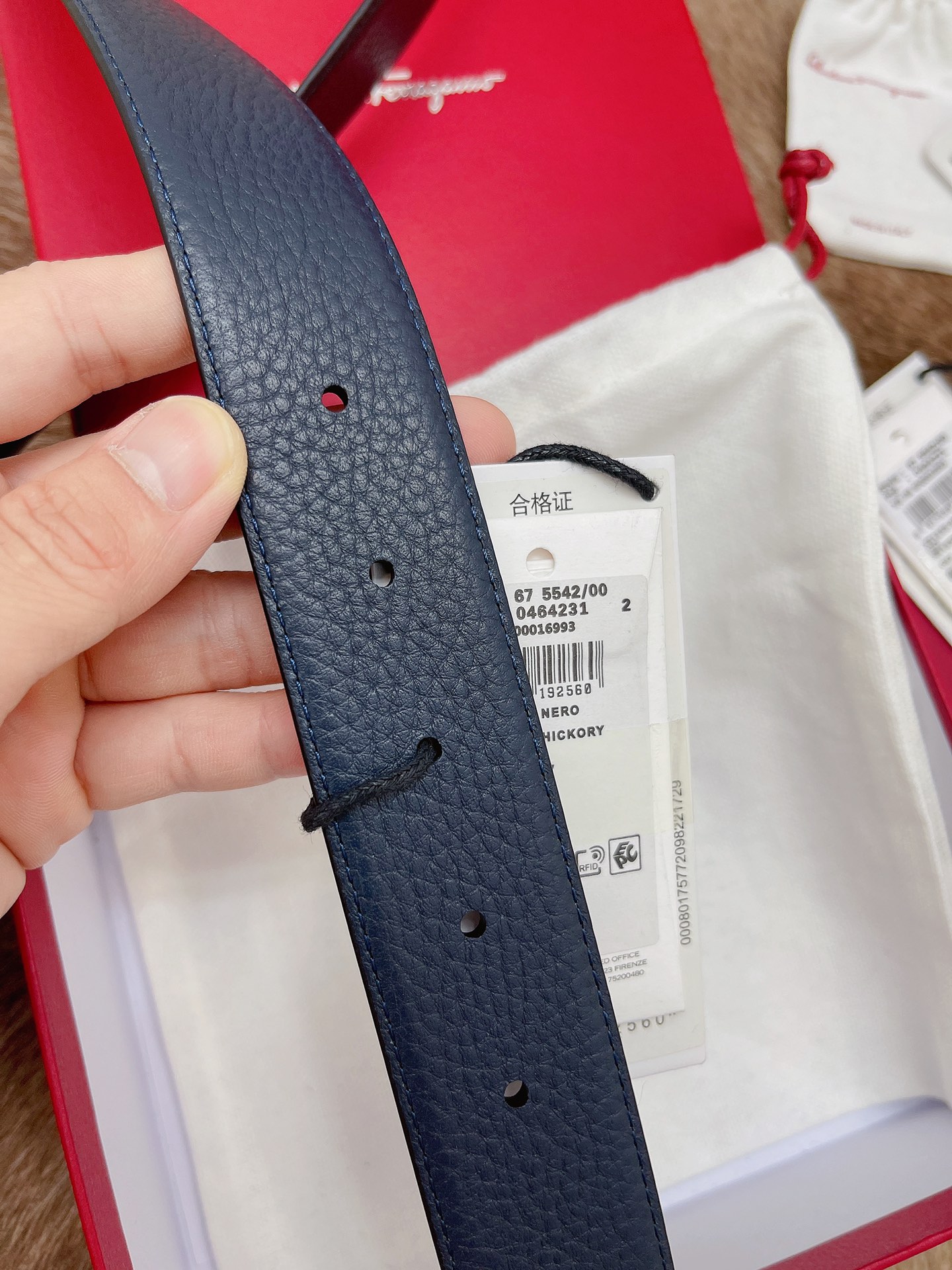 Salvatore Ferragamo Male Basic Belt Top Grain Leather M