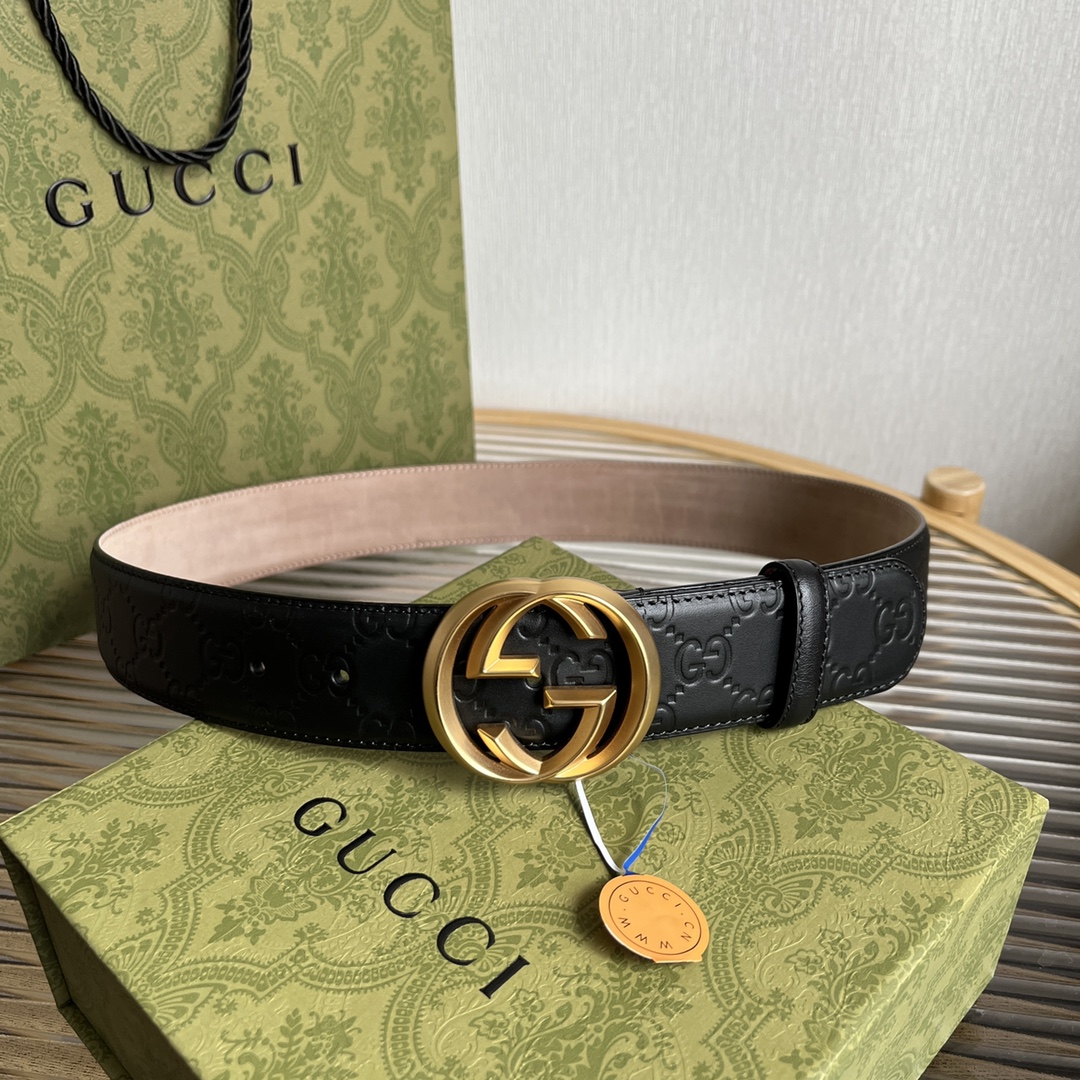 Gucci Basic Belt Cow Leather