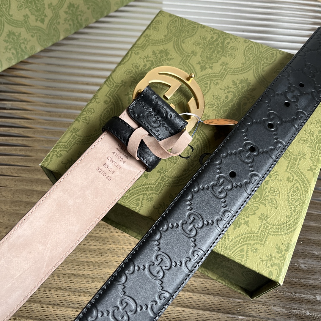 Gucci Basic Belt Cow Leather