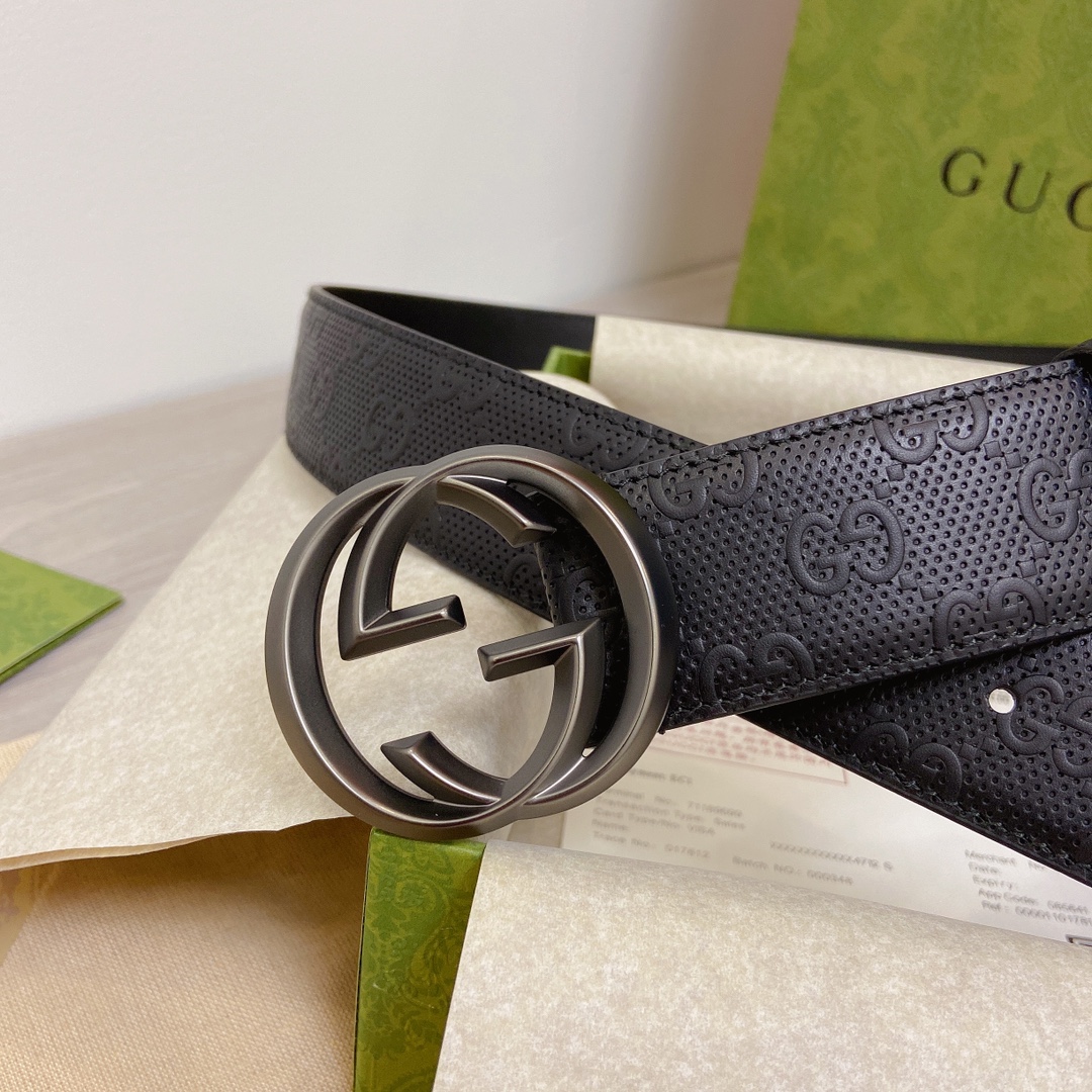 Gucci Basic Belt Top Grain Leather M