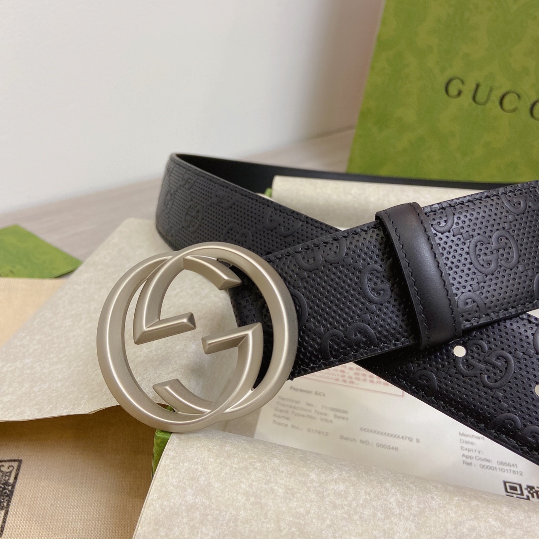 Gucci Basic Belt Top Grain Leather M
