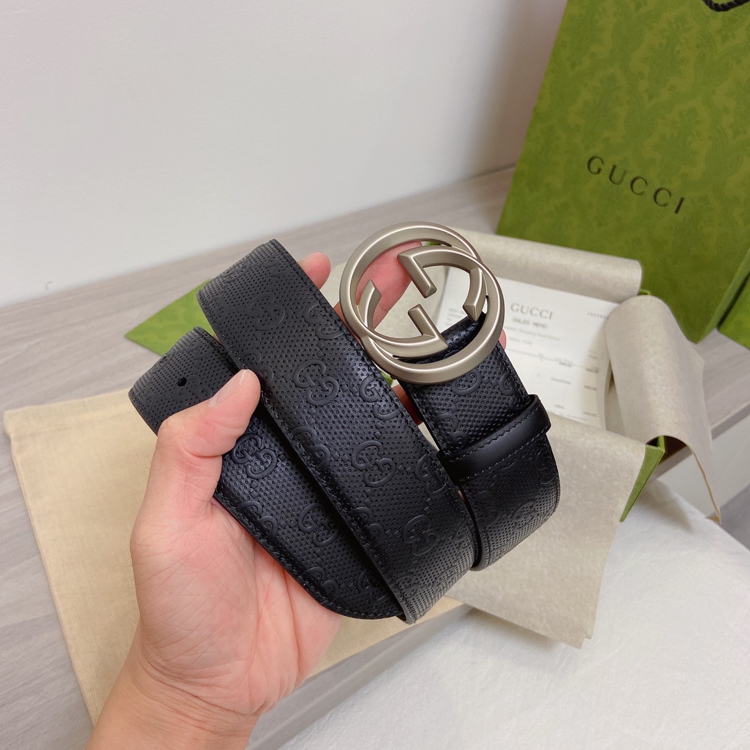 Gucci Basic Belt Top Grain Leather M