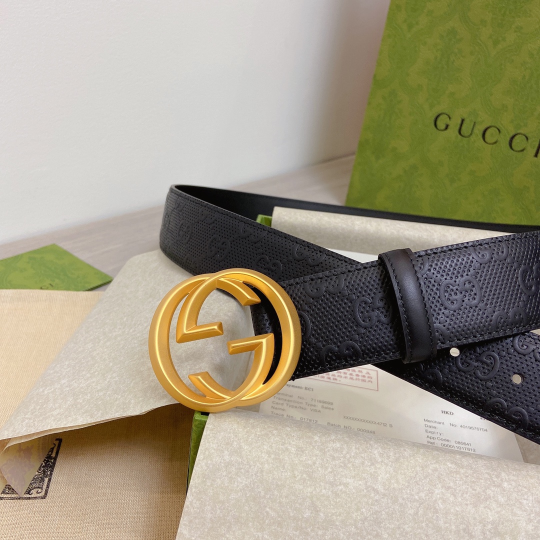 Gucci Basic Belt Top Grain Leather M