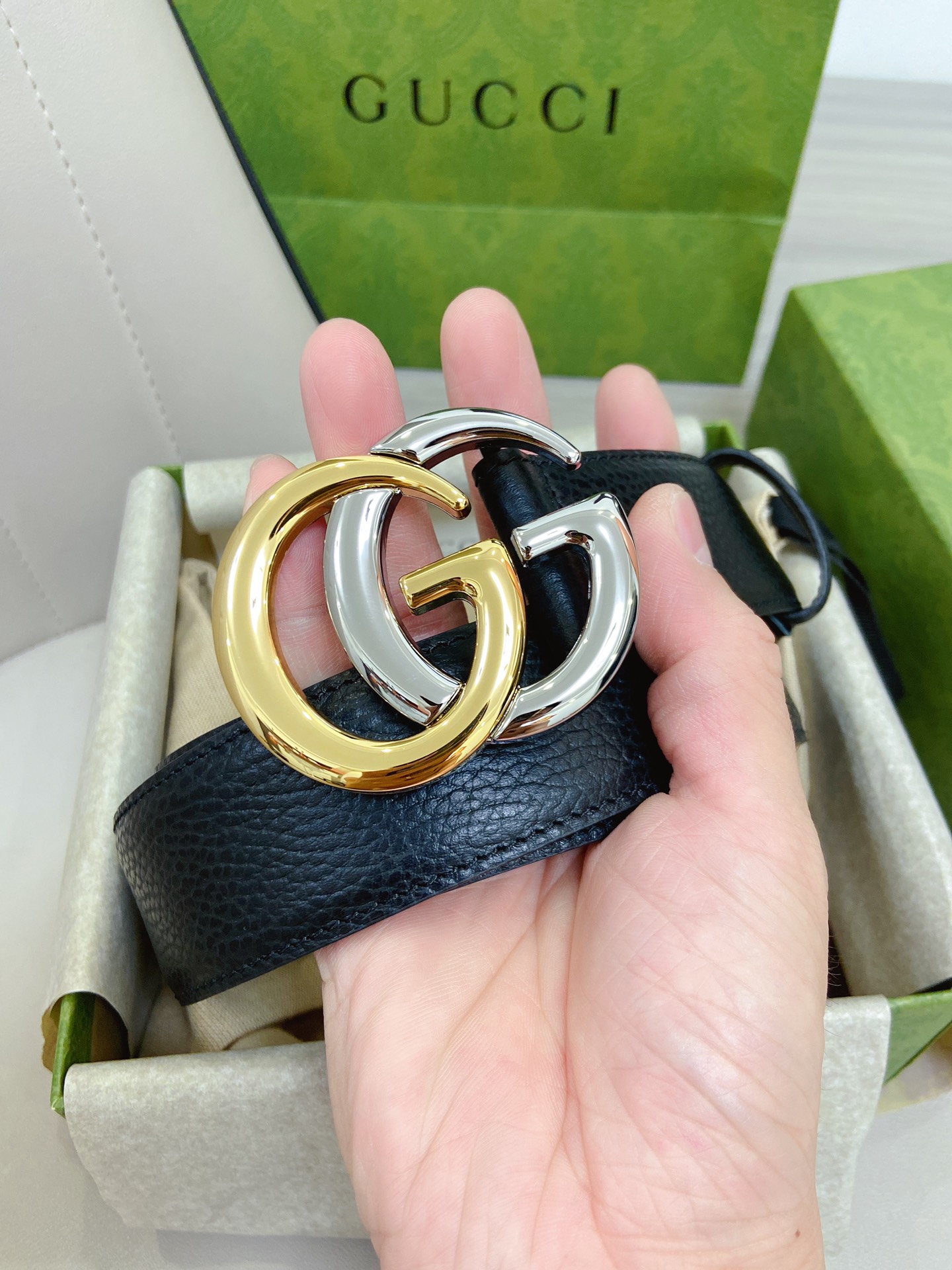 Gucci Basic Belt Cow Leather M