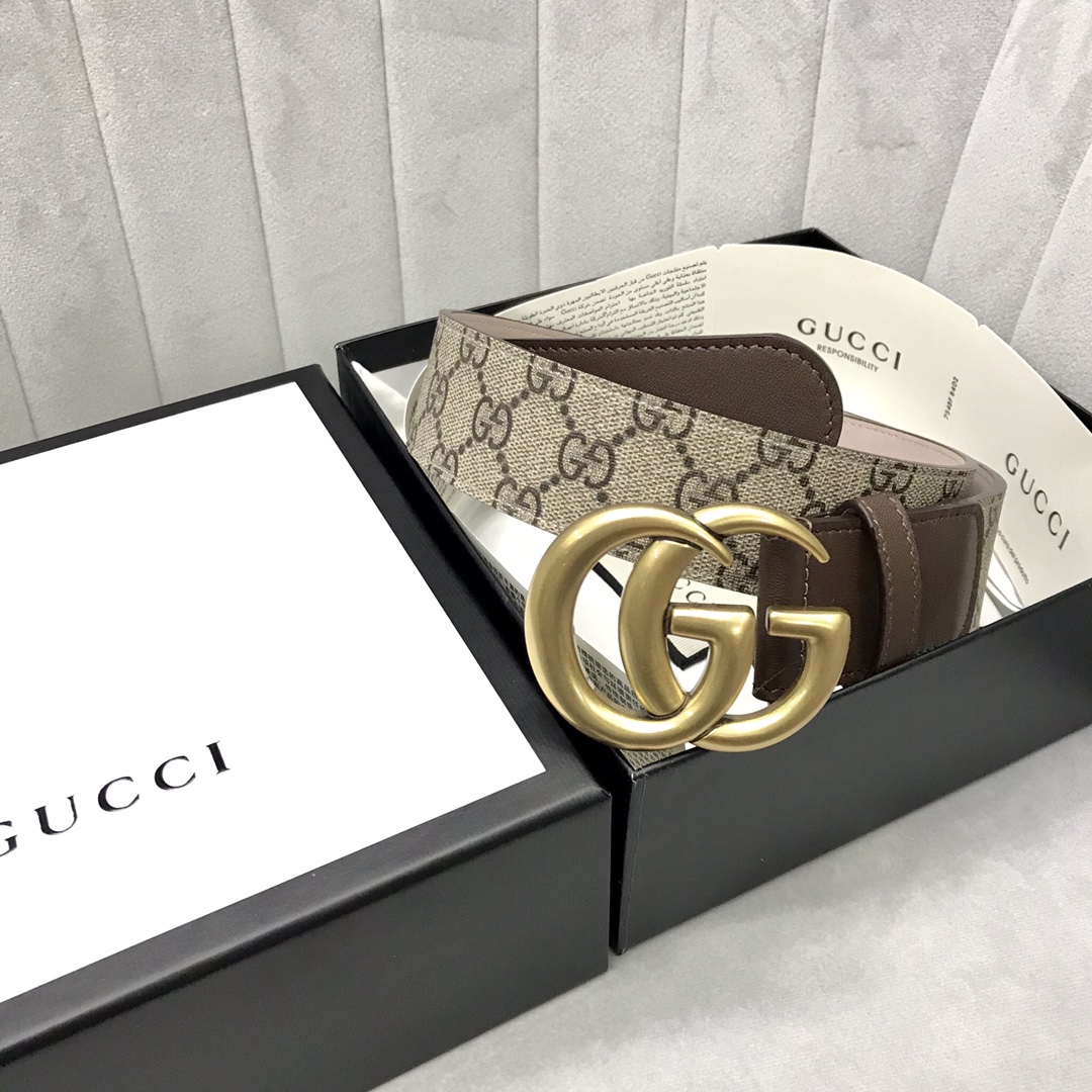 Gucci Basic Belt Brown M