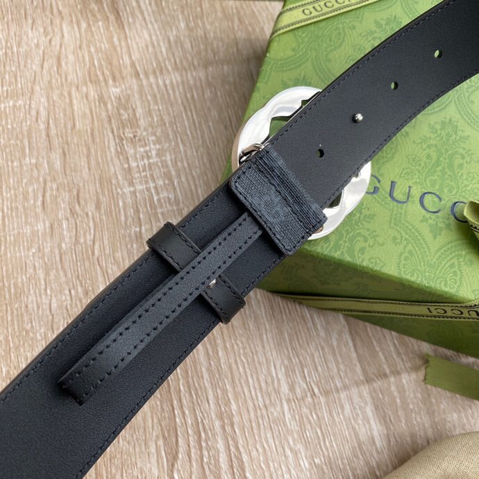 Gucci Basic Belt Canvas Black S-m