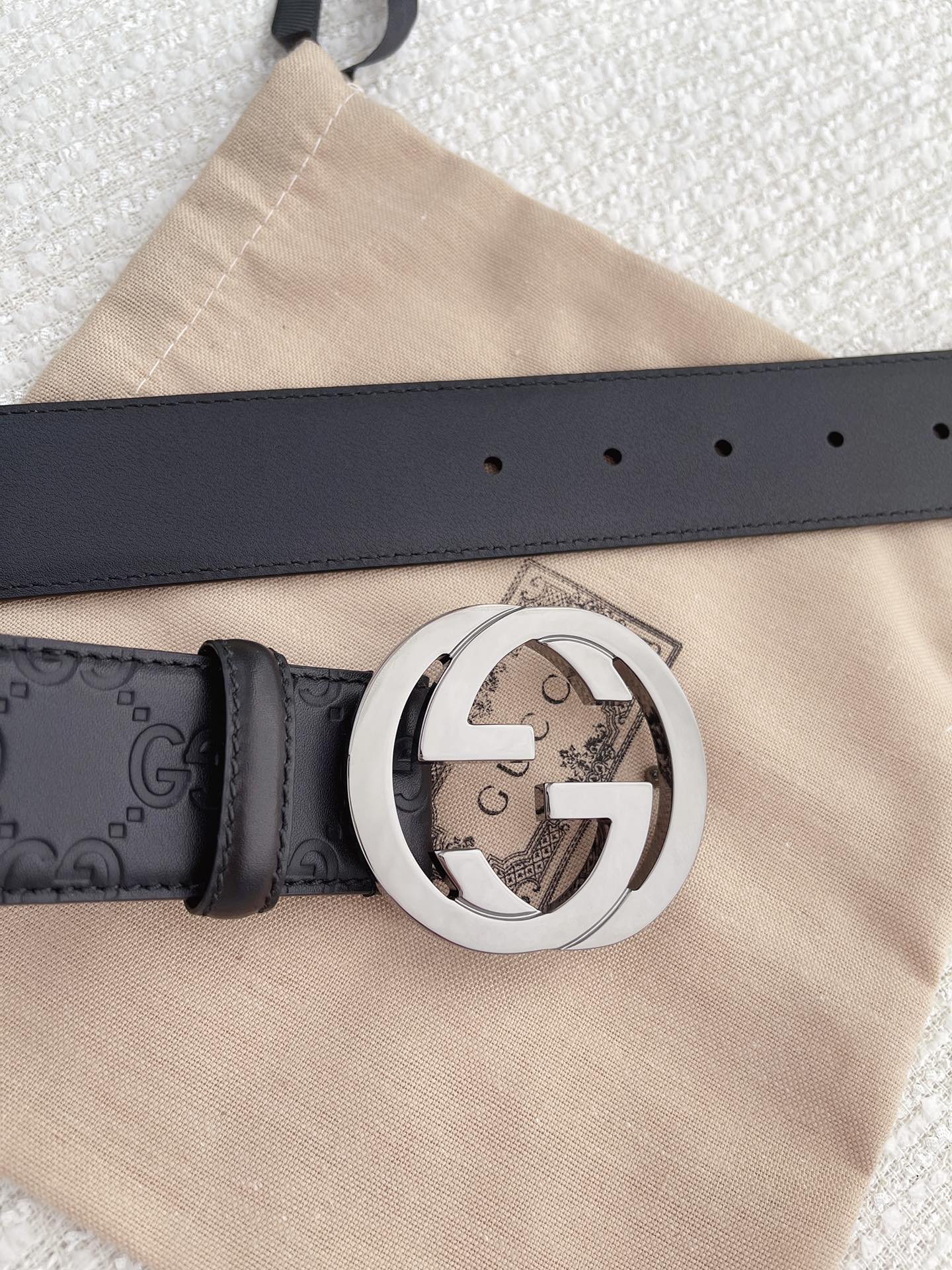 Gucci Basic Belt Cow Leather M
