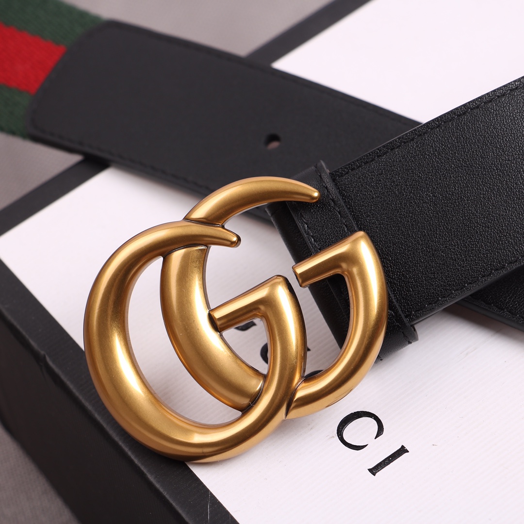 Gucci Basic Belt Top Grain Leather M