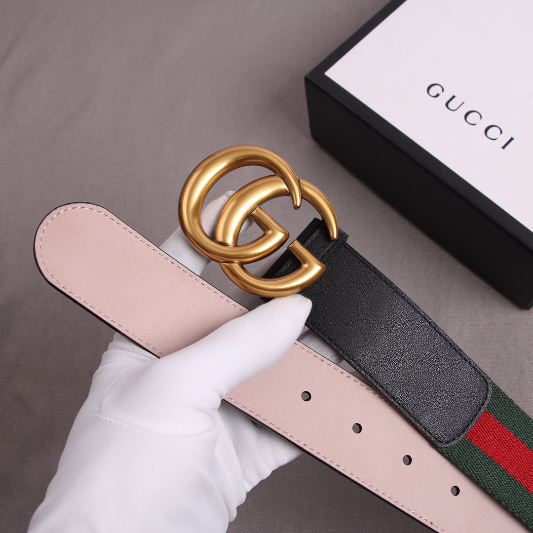 Gucci Basic Belt Top Grain Leather M
