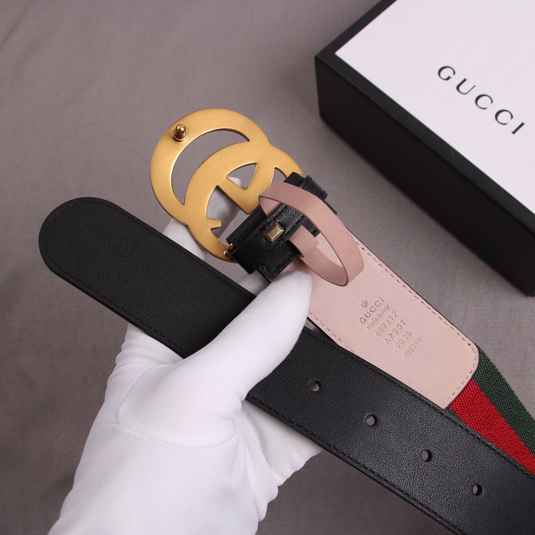 Gucci Basic Belt Top Grain Leather M