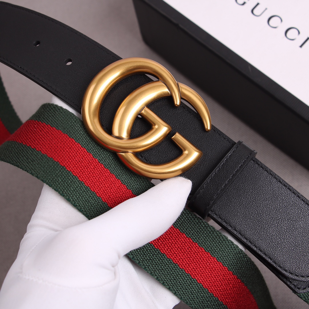 Gucci Basic Belt Top Grain Leather M