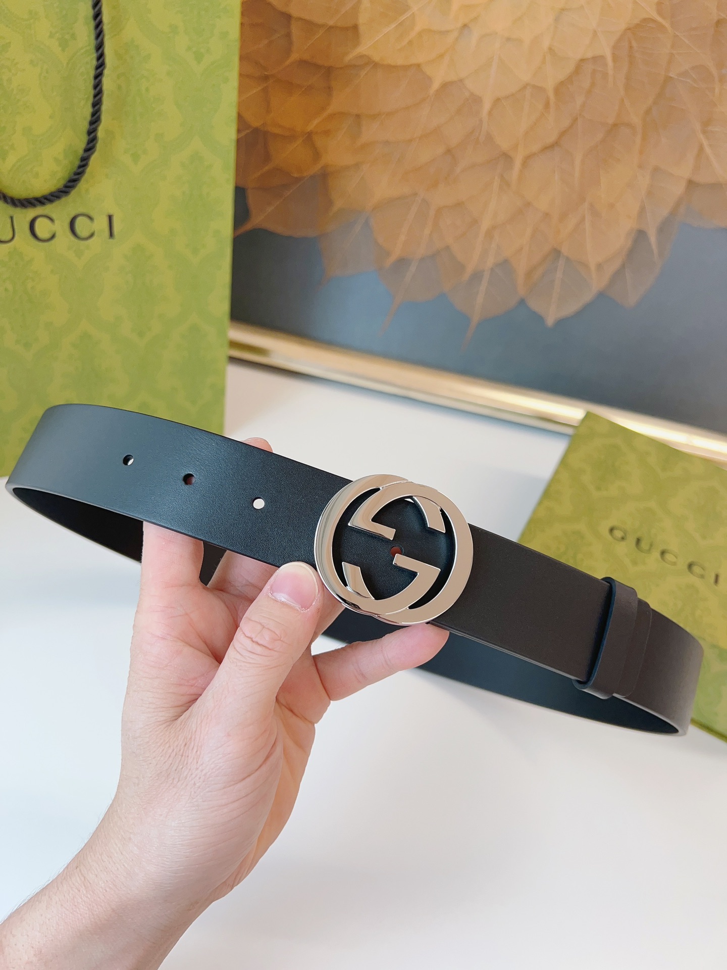 Gucci Basic Belt Black M