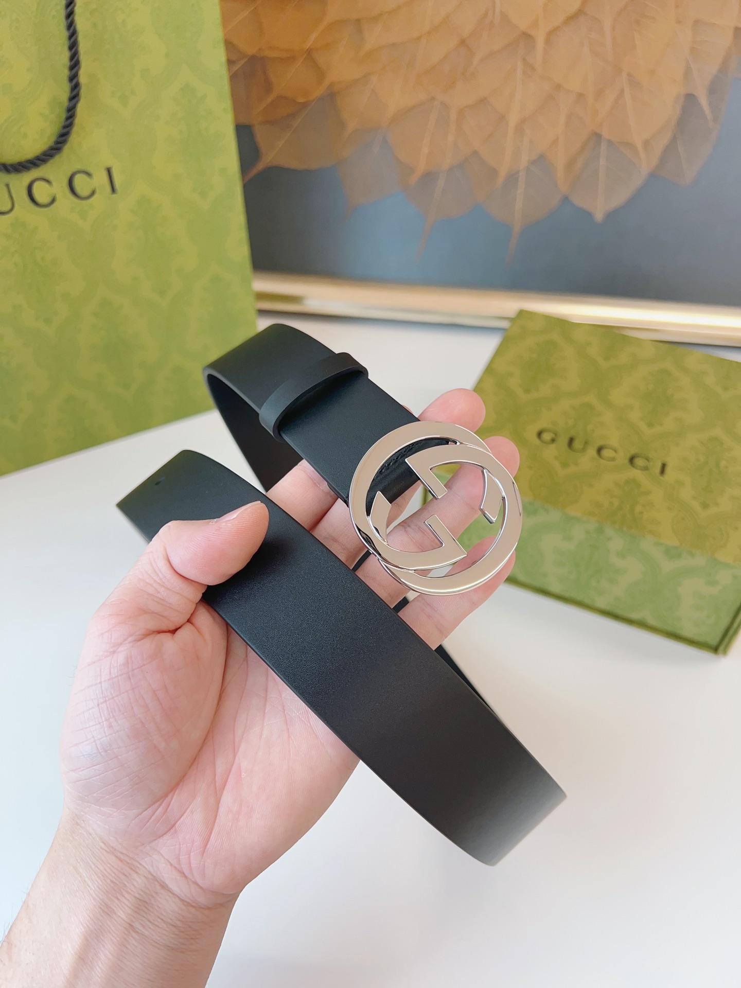 Gucci Basic Belt Black M