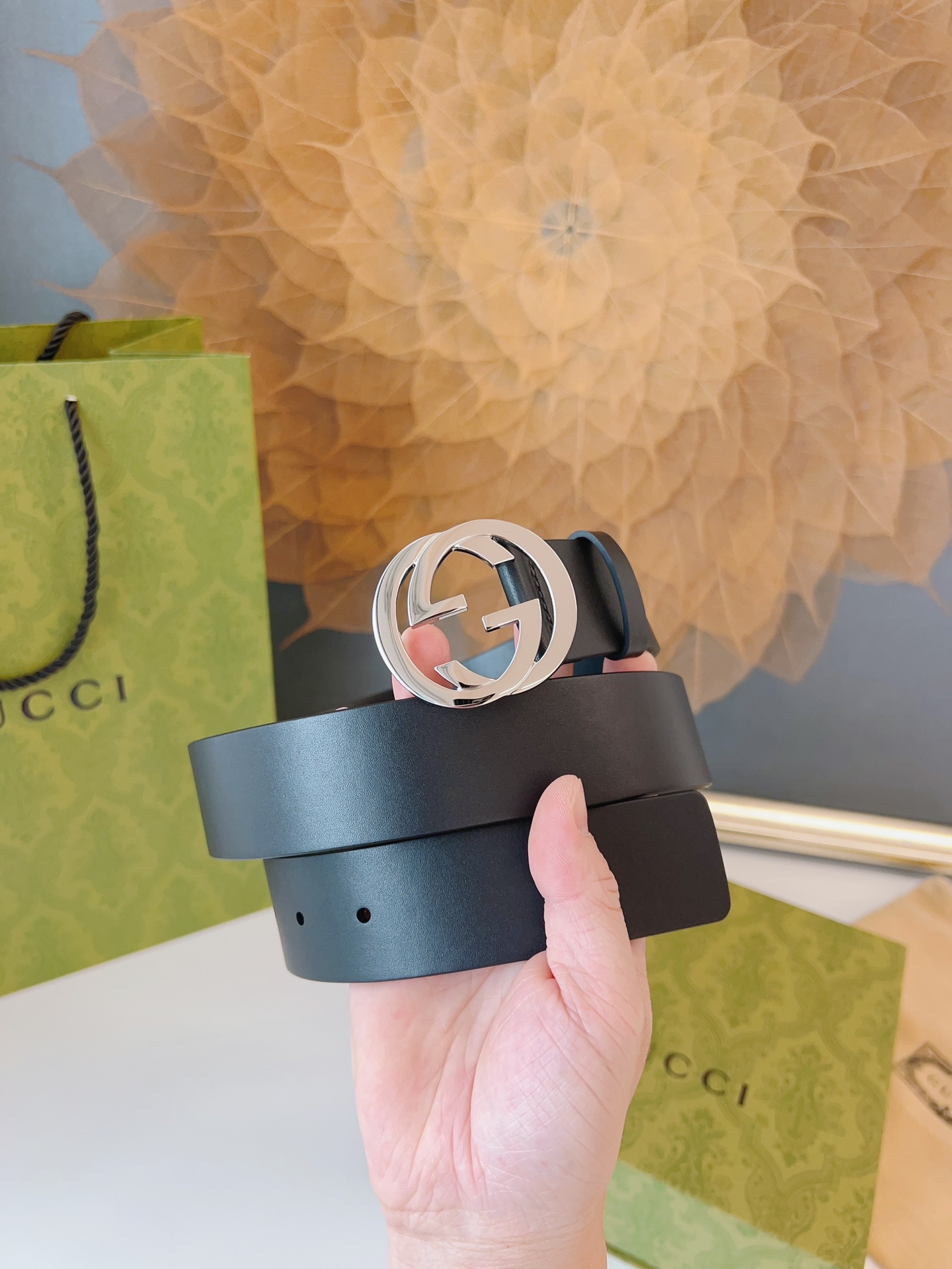 Gucci Basic Belt Black M