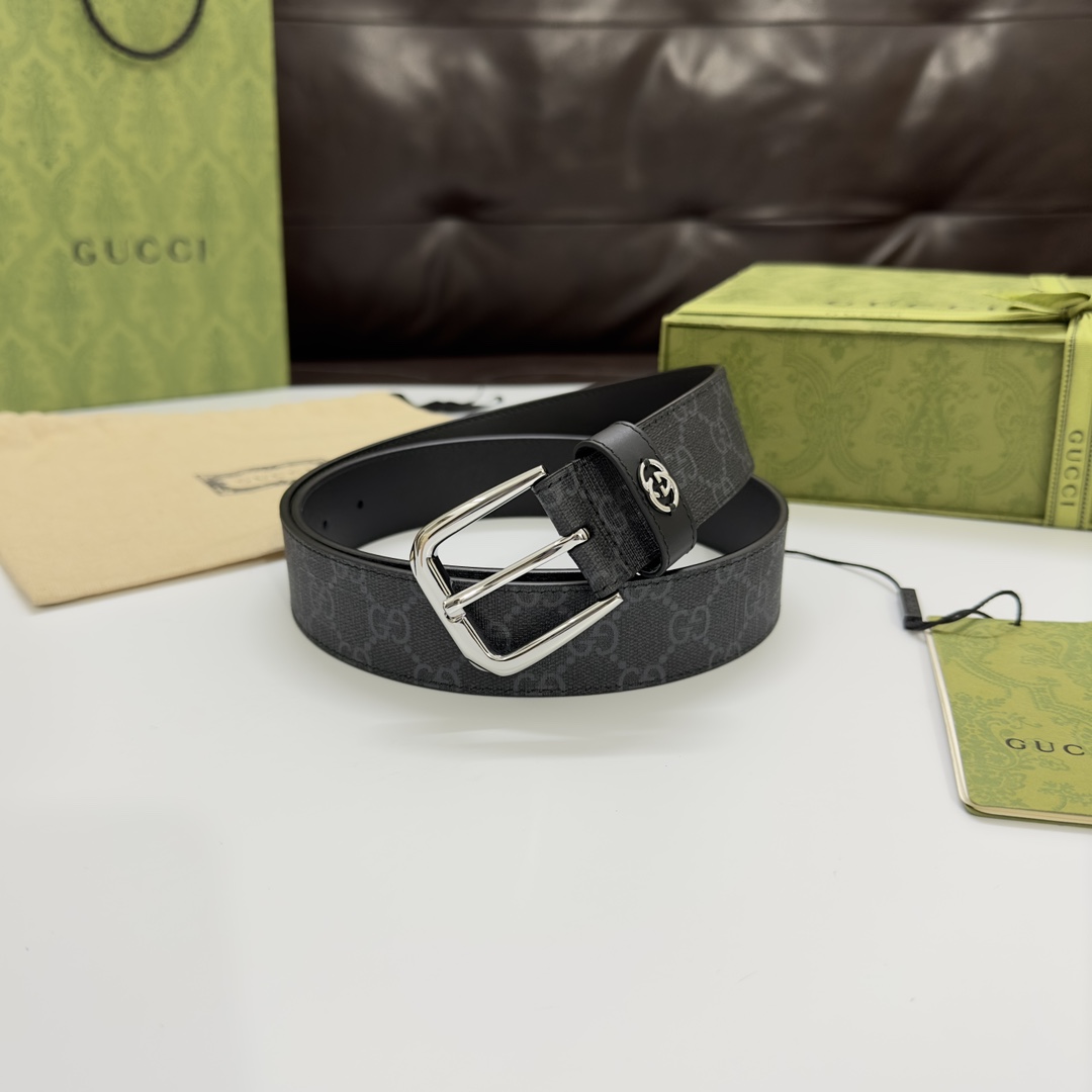 Gucci Basic Belt Black S-m