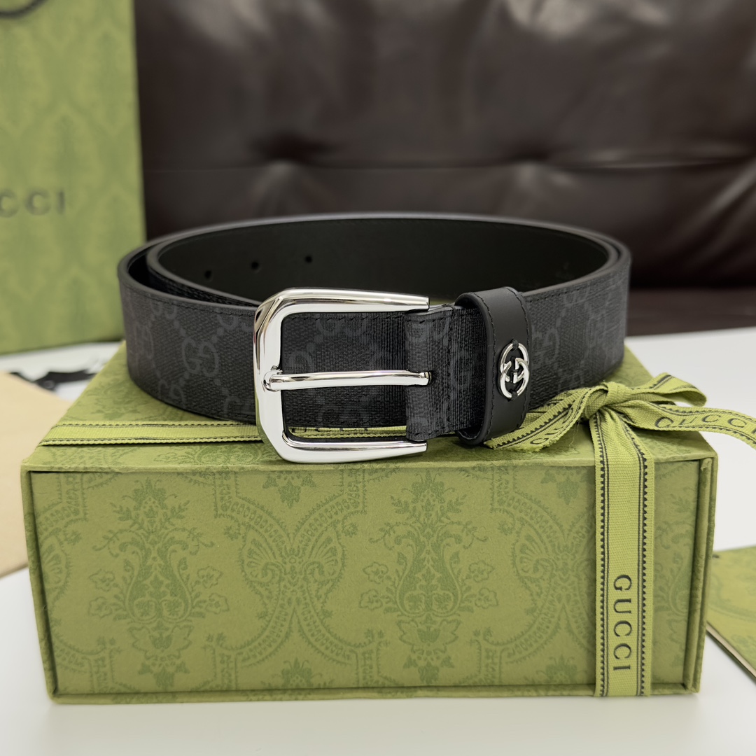 Gucci Basic Belt Black S-m