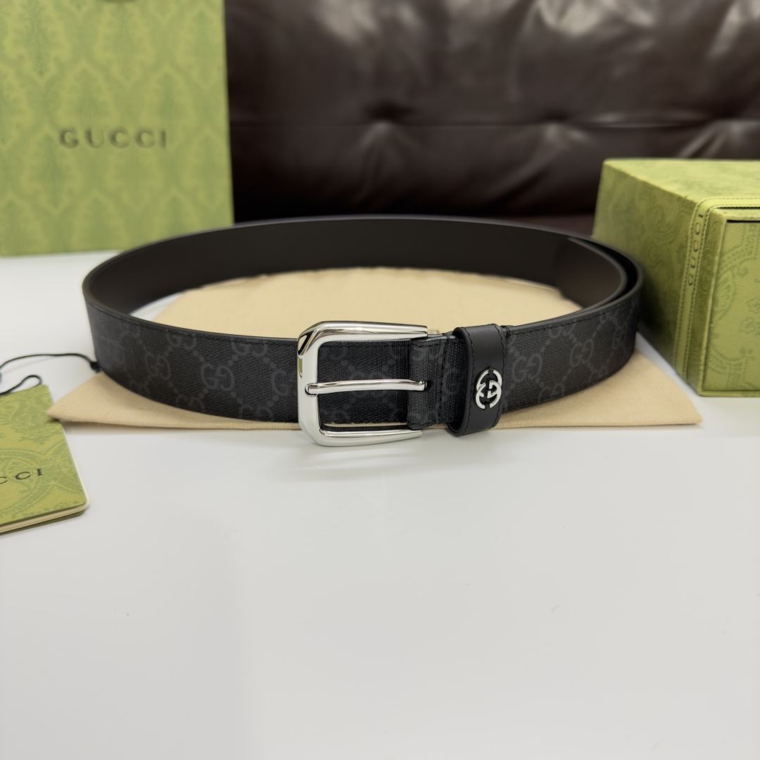 Gucci Basic Belt Black S-m