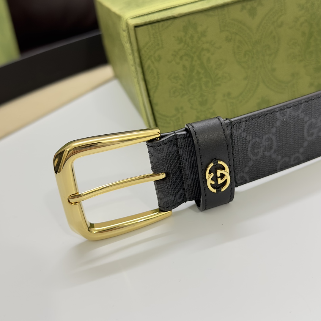 Gucci Basic Belt Black S-m