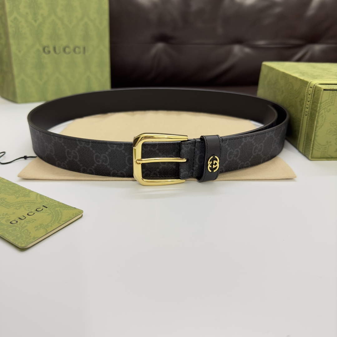 Gucci Basic Belt Black S-m
