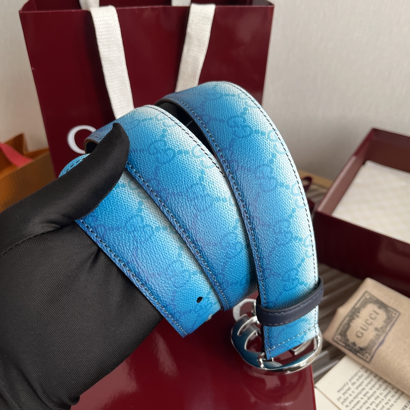 Gucci Basic Belt Canvas M