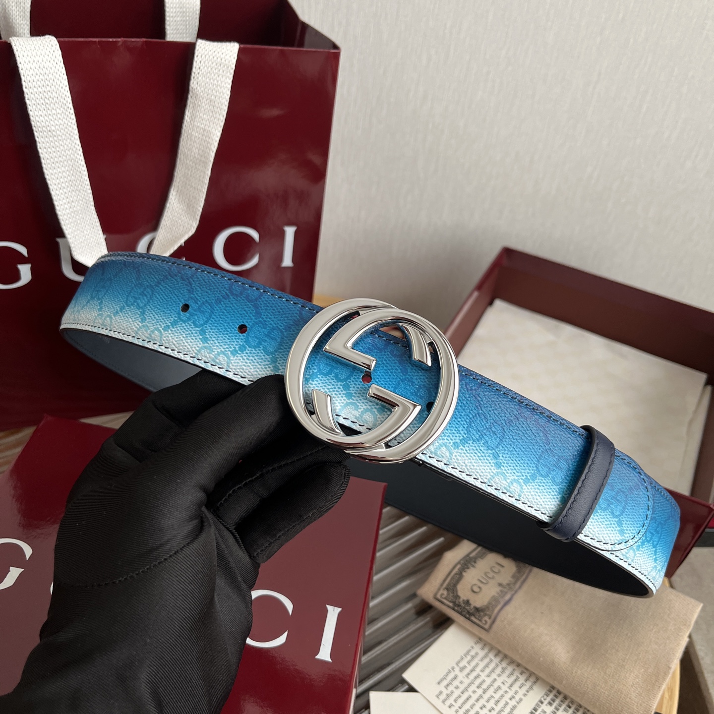 Gucci Basic Belt Canvas M